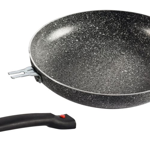 Berger Pfanne Stone Rock 28 cm  2 teilig - Camping Pfannen & Woks