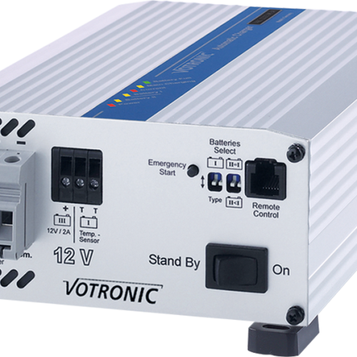 Votronic Vollautomatisches Ladegerät VAC 1215 F 3A mit Temperatursensor 12 V / 15 A - Batterie-Ladegeräte