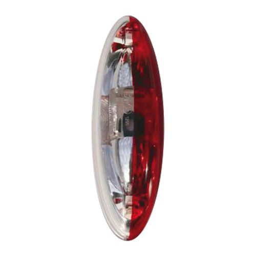 Umrissleuchte SPL 2010 rot/weiß oben mit Grundplatte 12V - Fahrzeugbeleuchtung von Jokon