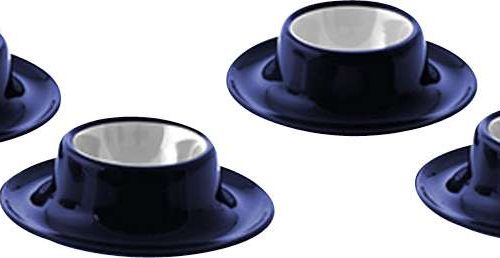 Gimex Eierbecher Set 4-tlg. Blau - Schüsseln & Schalen