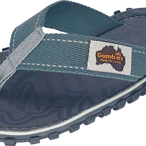Gumbies Cool Grey Herren Zehenstegsandale  dunkelgrau 46 - Herrenschuhe