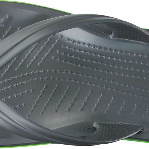 Crocs Crocband Flip Unisex Sandalen dunkelgrau 45-46 - Herrenschuhe