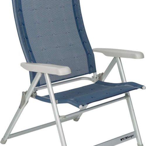 Berger Klappsessel Luxus XL blau - Klappstühle