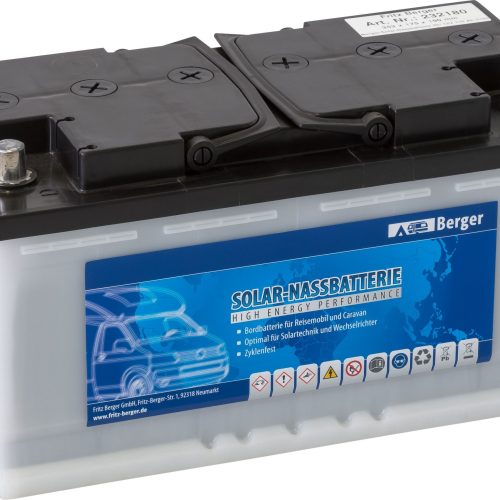 Berger Solar-Nassbatterie 12 V / 110 Ah - Fahrzeug-Batterien