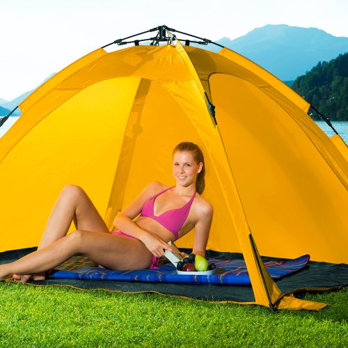 Berger Strandmuschel Fold gelb - Strandmuscheln