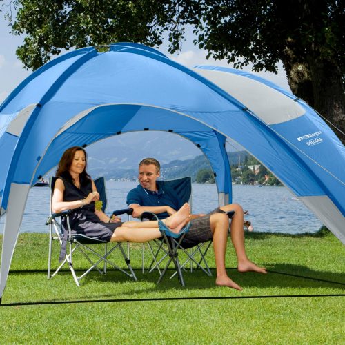 Berger Leichter Pavillon mit UV Schutz Bologna Blau - Pavillons & Tarps