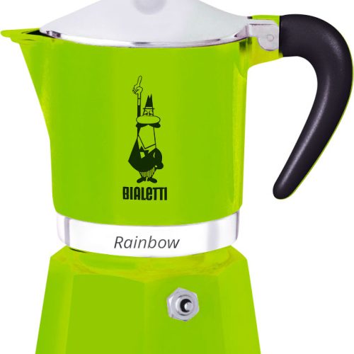 Bialetti Espressozubereiter Rainbow grün 3 Tassen 150 ml - Kaffeemaschinen & Wasserkocher