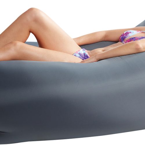 Happy People Luftsessel Lounger To-Go 2.0 grau - Badespaß