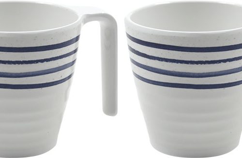 Flamefield Azure Melamin Tassen 300 ml 4-tlg. - Becher und Tassen