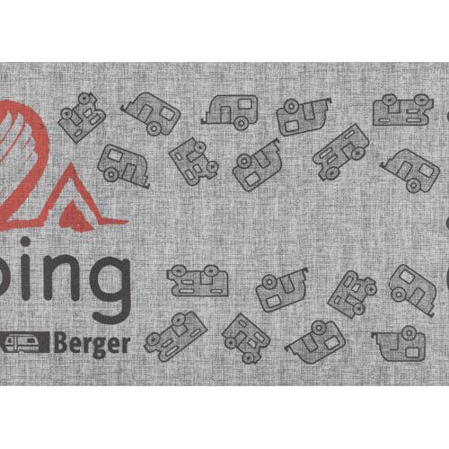 Berger Teppich-Läufer I love Camping - Vorzeltteppich & Zeltboden