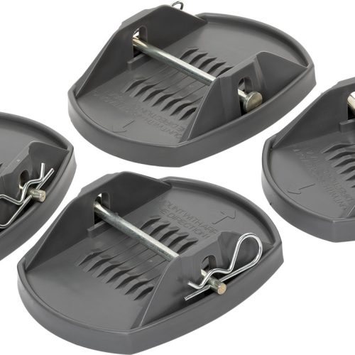 Berger Caravan Foot Stützplatten 4er Set - Wagenheber & Stützen