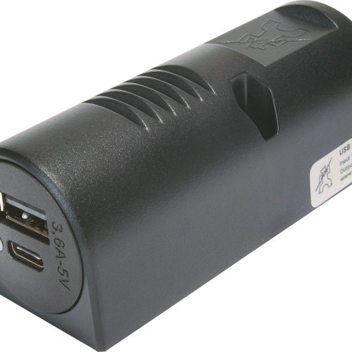Aufbau-Power USB-C/A Doppelsteckdose EV 3,6A - 12 / 24 V Adapter & Kupplung von ProCar