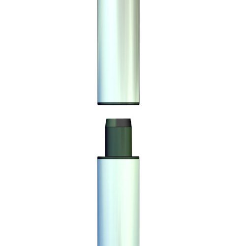 Ilse Ausdrehfuß für Tischplatte 3-tlg. 756 mm silber - Tischgestelle