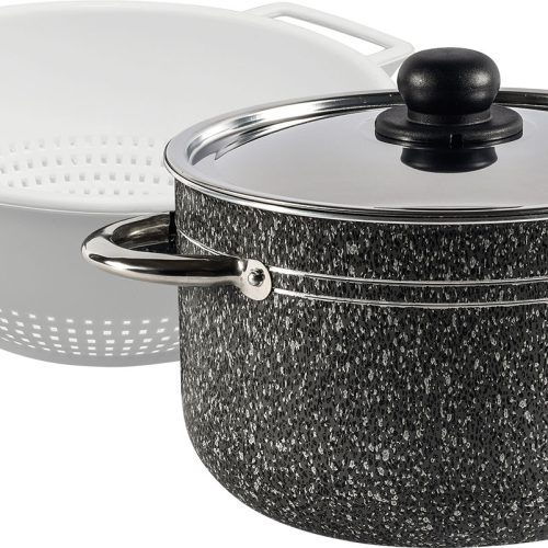 Berger Stone Rock Pasta Topfset 3 tlg. - Camping-Töpfe