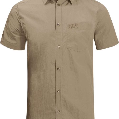 Jack Wolfskin Hemd Lakeside beige S - Herrenshirts, -hemden & -pullover