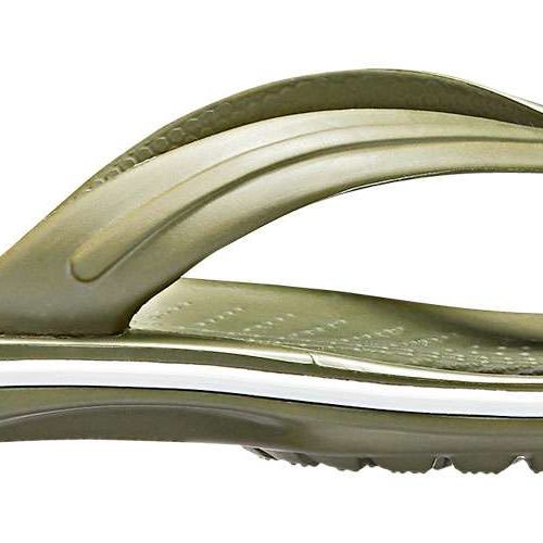 Crocs Crocband Flip Unisex Sandalen dunkelgrün 36-37 - Herrenschuhe