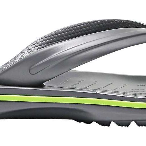 Crocs Crocband Flip Unisex Sandalen dunkelgrau 43-44 - Herrenschuhe