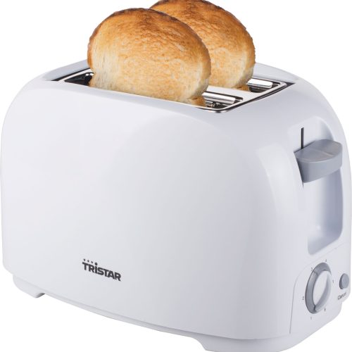 Tristar BR-1013 Toaster mit Brötchenaufsatz Weiß 800 W - Kochgeräte & sonstiges
