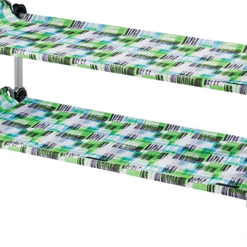 Disc-O-Bed Kid-O-Bunk Block Pattern Stockbett - Feldbetten