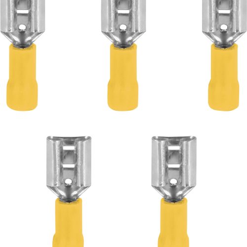 InnTec Flachsteckhülsen Gelb 6,3 mm (5er Set) - Sonstiges Zubehör