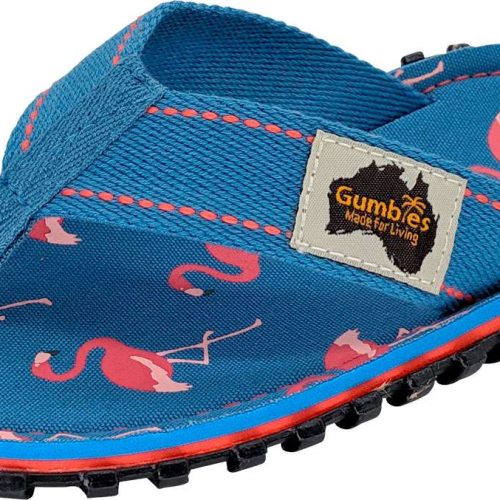 Gumbies Flamingo Damen Zehenstegsandale blau 39 - Damenschuhe