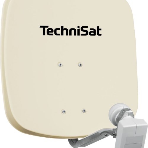 TechniSat DigiDish 45 Sat-Antenne (Universal-Twin-LNB) beige - Camping-Sat-Anlagen