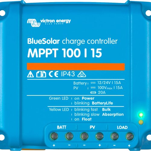 Victron BlueSolar MPPT 100/15 Solar-Laderegler 100 V / 15 A - Solar-Laderegler von Victron Energy