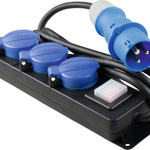 Profi Verteiler Steckdosenleiste 3-fach IP44 - Verteilungseinheiten von AS-Schwabe