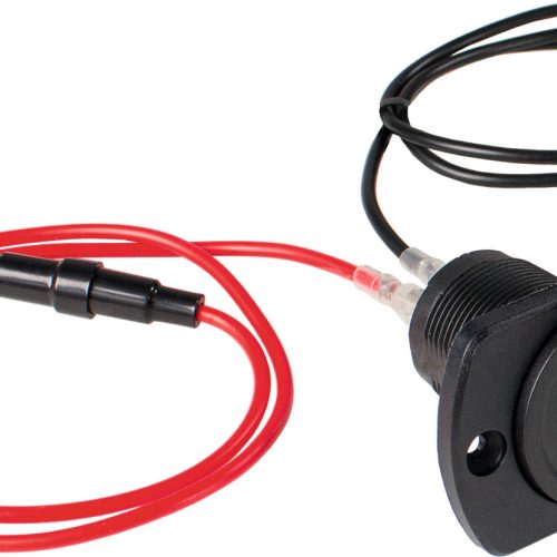 USB Einbau-Dose 2-fach schwarz - 12 / 24 V Einbausteckdosen von AS-Schwabe
