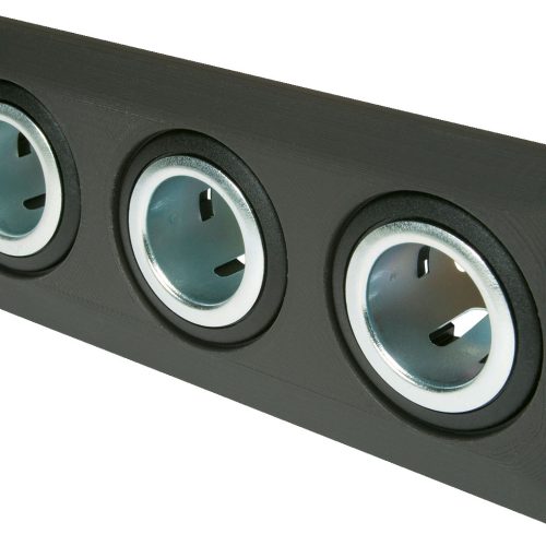 Pro Car Einbausteckdose mit 3 Powersteckdosen - 12 / 24 V Einbausteckdosen von ProCar