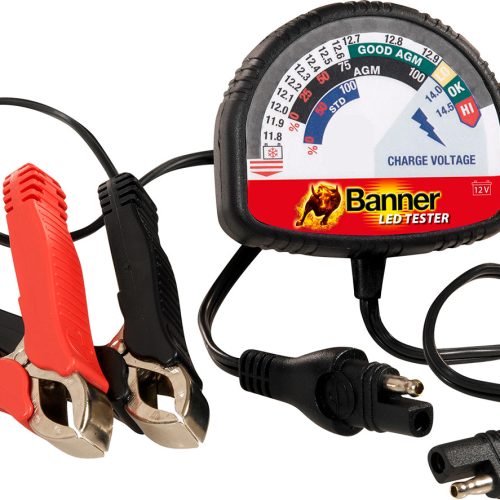 Banner LED Tester Batterieschnelltester 12 V - Batteriecomputer & Anzeigepanele