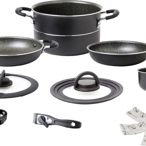 Brunner Ø 20 cm Pirate Vacublock Kochtopfset 8-tlg. - Kochgeschirr-Sets