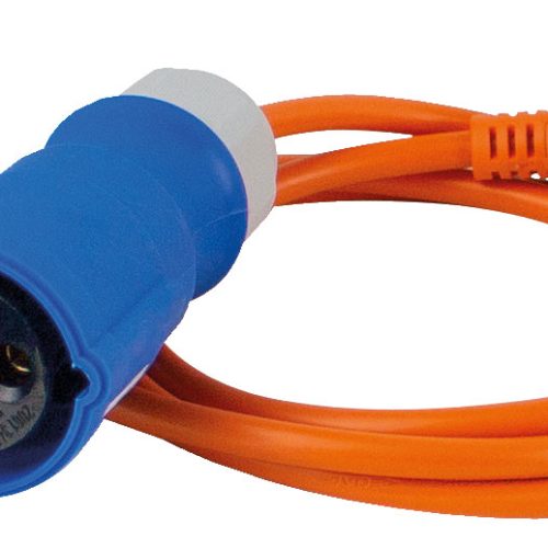 CEE-Adapterleitung GB-Stecker auf CEE-Kupplung 3-polig 1,5 m - CEE-Stecker & -Adapter von AS-Schwabe