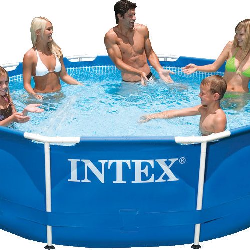 Intex Metal Frame Stahlrahmen-Pool 366 x 76 cm - Badespaß