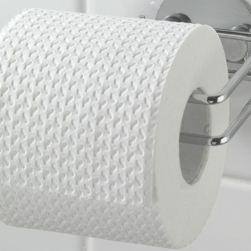 Wenko Turbo-Loc Edelstahl Toilettenpapierhalter - Badzubehör
