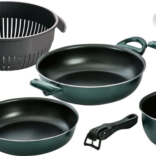 Beaver Brand Selva Topfset 10 teilig grün/schwarz - Kochgeschirr-Sets