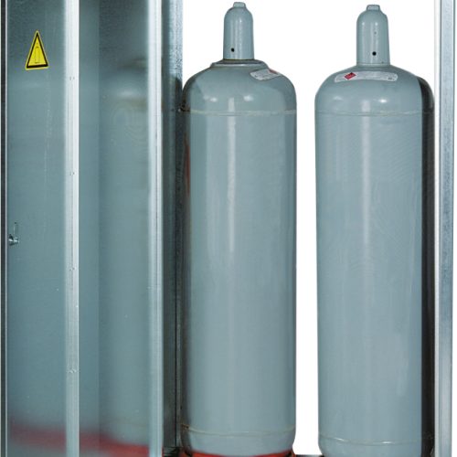 GOK Flaschenschrank für 2 Gasflaschen 33 kg - Gasflasche & Zubehör