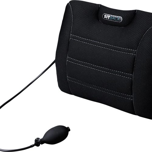 Sitback Air Living Fahrzeug Rückenkissen 31 x 26 cm 3D Black - Sitze & Drehkonsolen