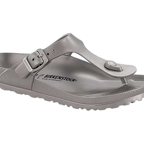 Birkenstock Gizeh Eva Damen Zehentrennersandale hellgrau 42 - Damenschuhe