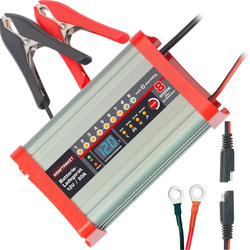 Dino Kraftpaket Ladegerät mit Campingfunktion 12 V / 20 A - Batterie-Ladegeräte