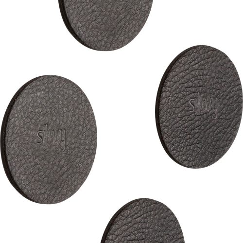 silwy® Magnet-Pads 6,5 cm 4er Set schwarz - Ordnungssysteme