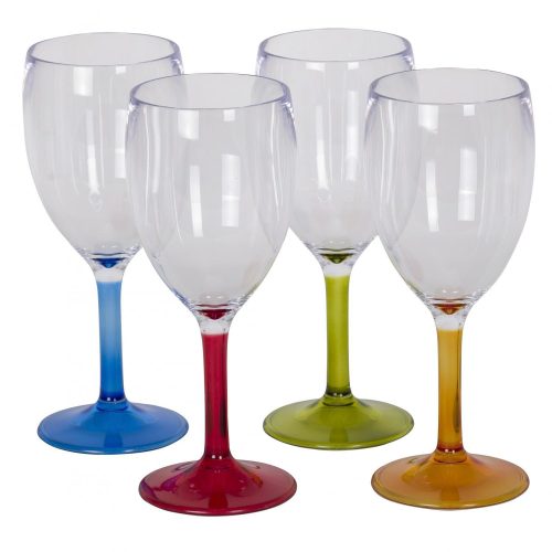 Flamefield Weingläser Set 4er 290 ml  bunt - Gläser