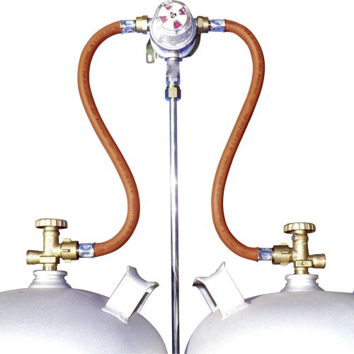 HPV Zweiflaschenanlage Multimatic 50 mbar - Gasregler & Gasschläuche