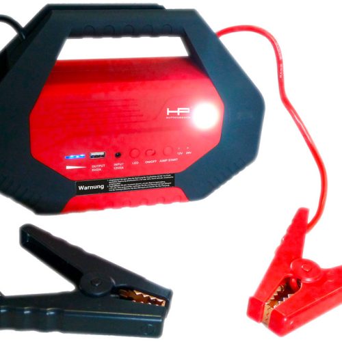 HP Powerpack Jumpstarter inkl. Starhilfekabel und Klemmen 12 / 24 V 1000 A - Batterie-Ladegeräte von HP Autozubehör