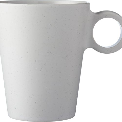 Mepal Bloom Melamin Henkelbecher 300 ml Pebble White - Becher und Tassen
