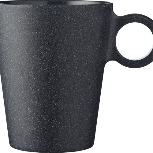Mepal Bloom Melamin Henkelbecher 300 ml Pebble Black - Becher und Tassen