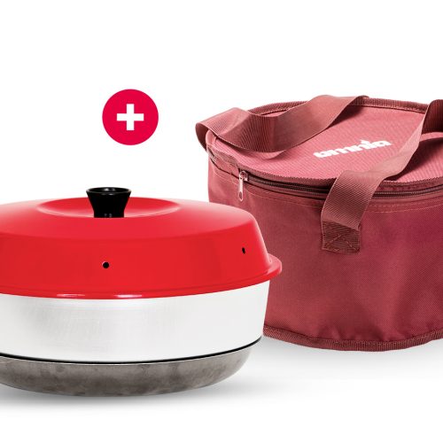 Omnia Campingbackofen Set 2-teilig - Auflauf- und Backformen