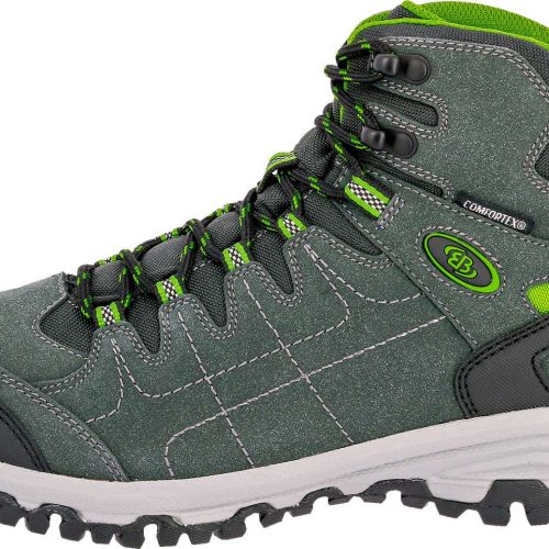 Brütting Herren-Trekkingstiefel Mount Shasta High dunkelgrau 45 - Herrenschuhe