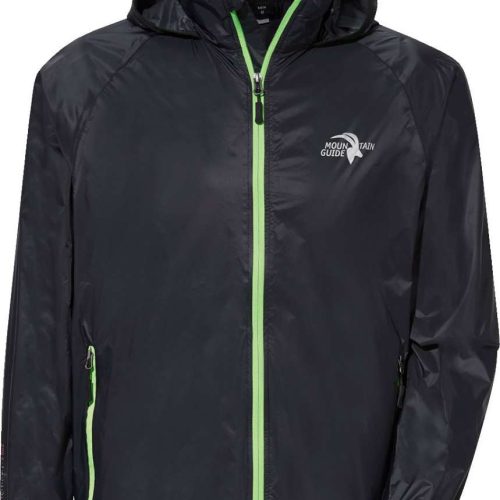 Mountain Guide Lima II Damen und Herren Regenjacke schwarz XXL - Herrenjacken