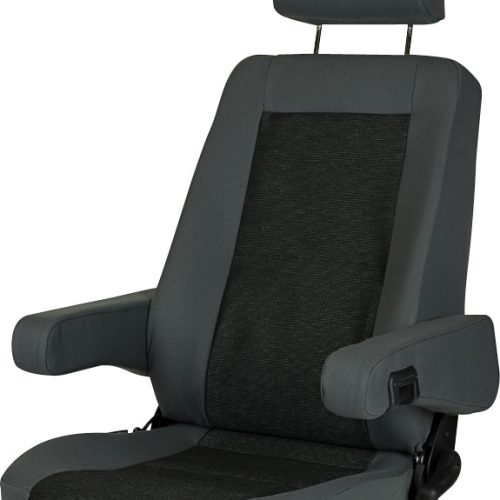 Sportscraft Sitz S6.1 Tavoc 2 grau/schwarz mit Lordosenstütze - Sitze & Drehkonsolen